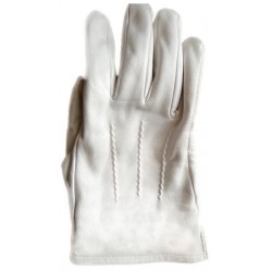 Gants cuir, int satin