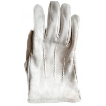 Gants cuir, int satin